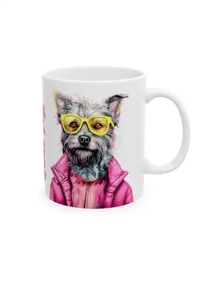 Mug 11oz | Colorful Yorkshire Terrier Design